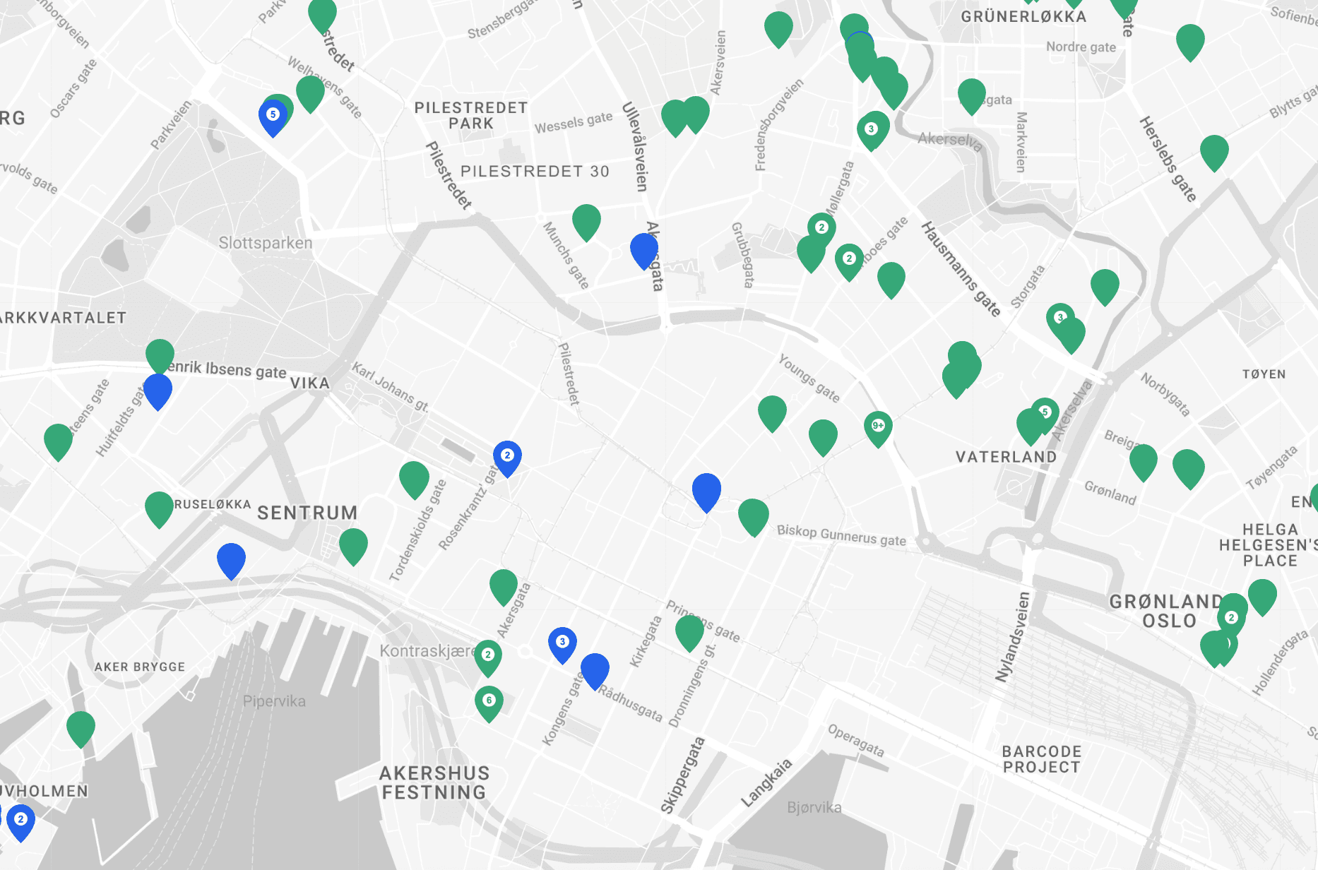 Explore studios and exhibitions on the map